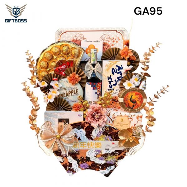 Giỏ Quà Tết Đẹp Sang Trọng 2025 GA95 – Gift Boss